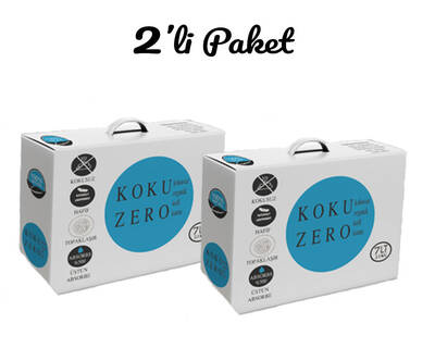 Koku Zero 7 LT Doğal Kedi Kumu 2'li Paket - 1